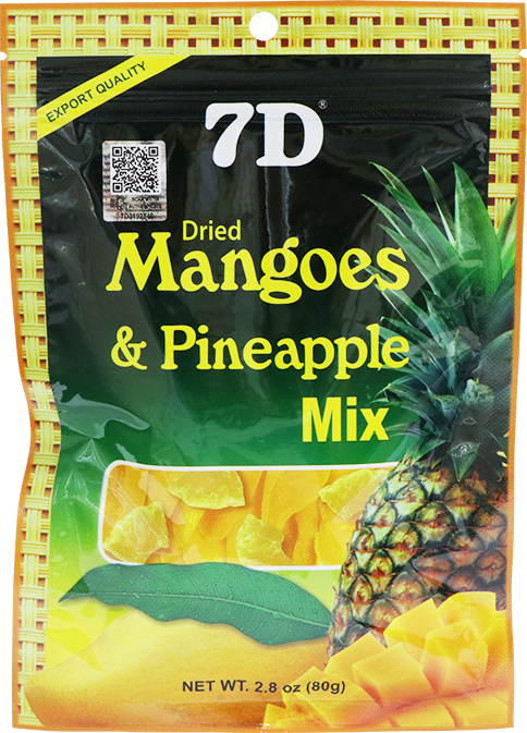 Dried Mangoes and Pineapple Mix