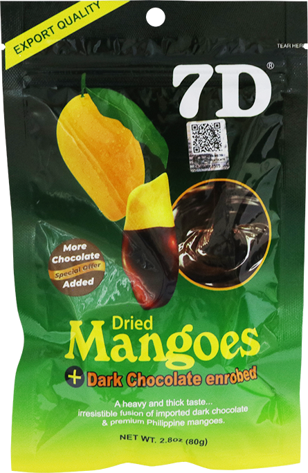 Dried Mangoes & Dark Chocolate 80g